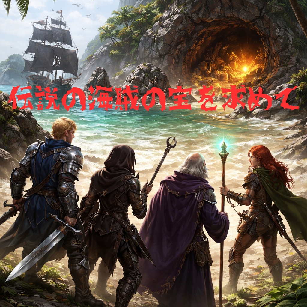 【D&D5版】伝説の海賊の宝を求めて 3レベルアドベンチャー