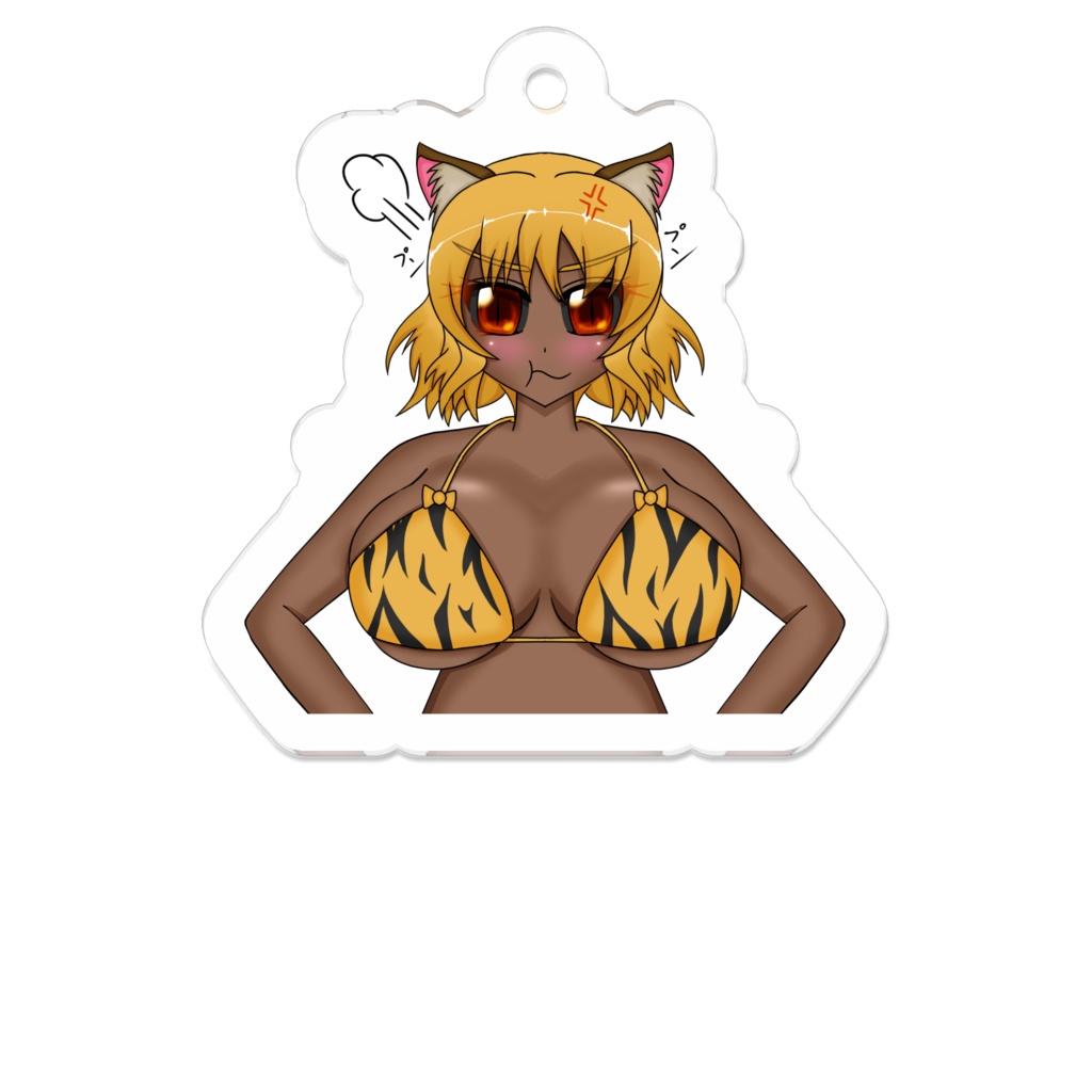 [LINEスタンプ販売記念]三思寅ちゃんアクリルキーホルダー4