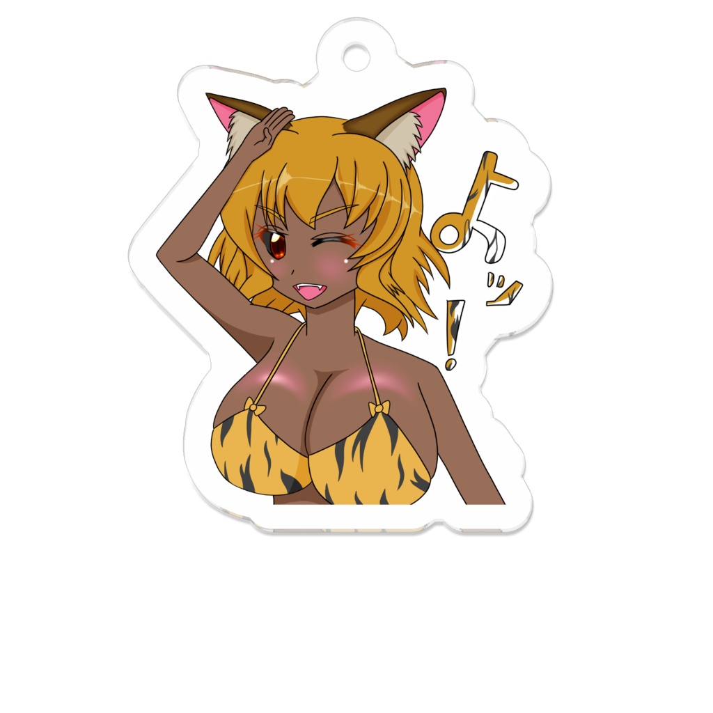 [LINEスタンプ販売記念]三思寅ちゃんアクリルキーホルダー7