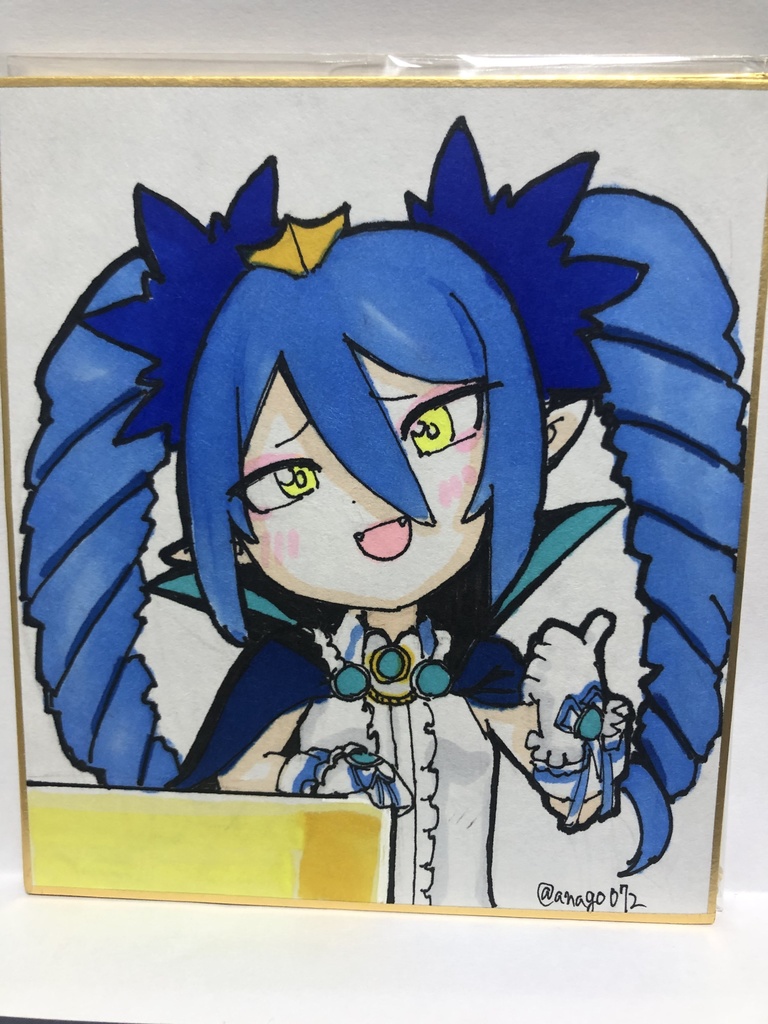 直筆ミニ色紙　みなさいな私のおバカアイドルを