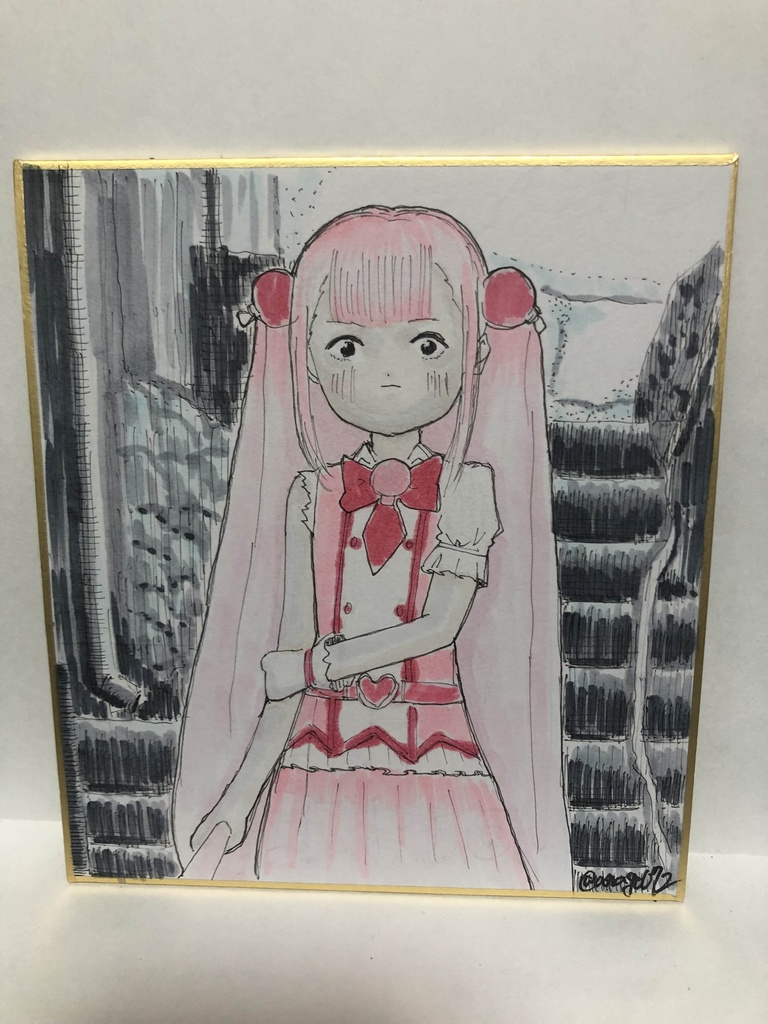 直筆ミニ色紙　SILENT BOMB M