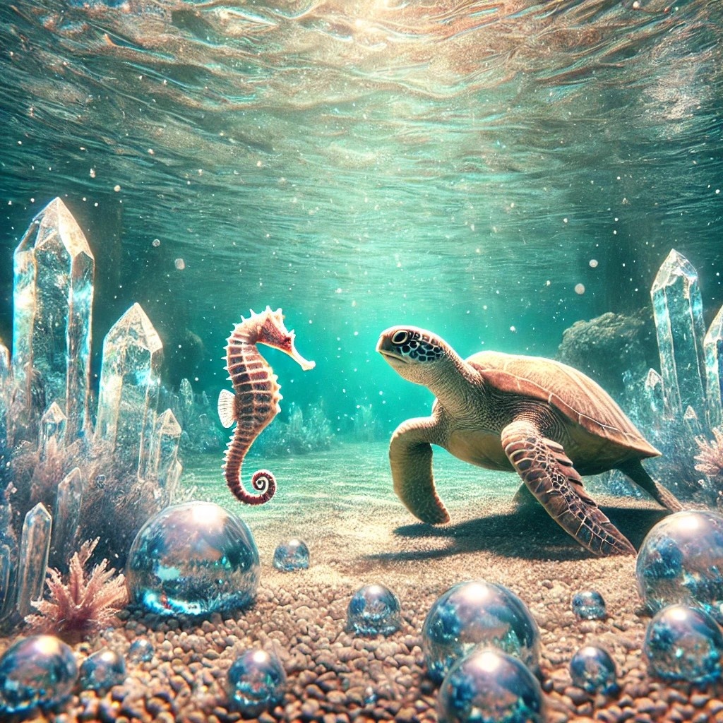 ウミガメとタツノオトシゴ・2