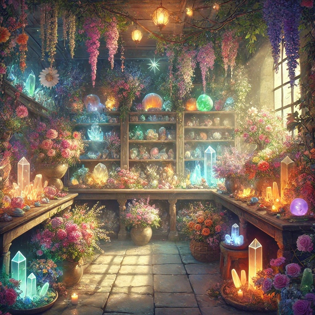 魔法の花と石・1