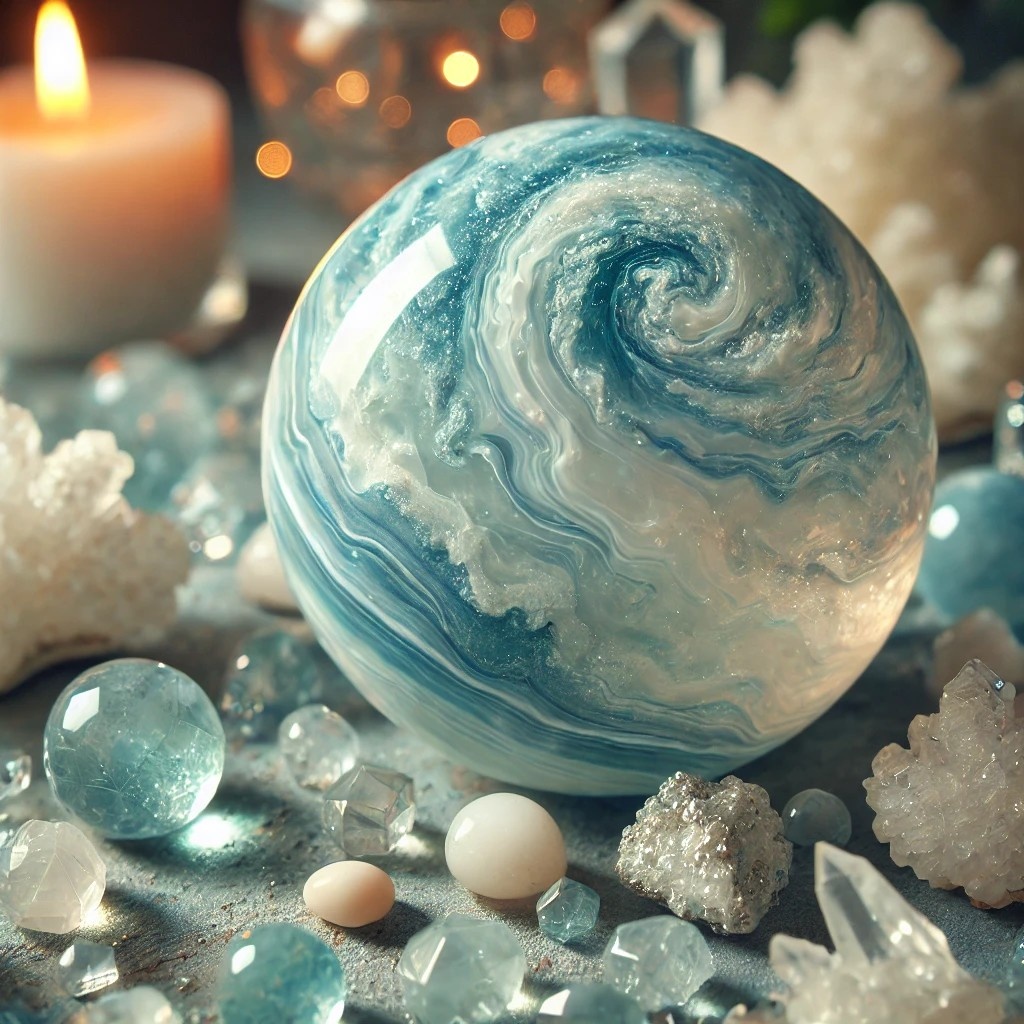 惑星とクリスタル ー 地球・3