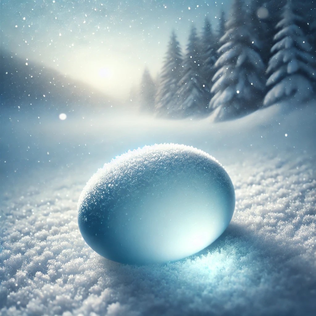 雪とクリスタル