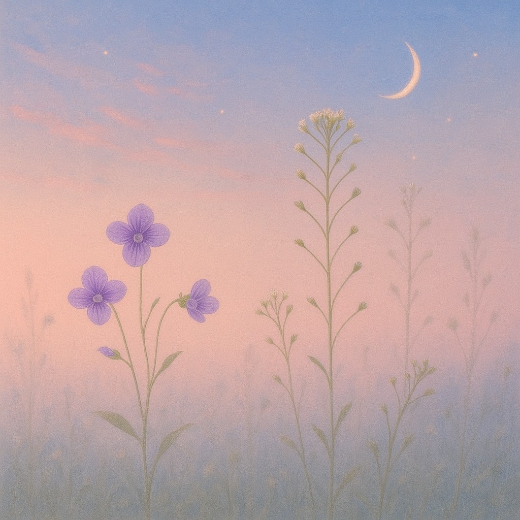 夕暮れに咲く・1
