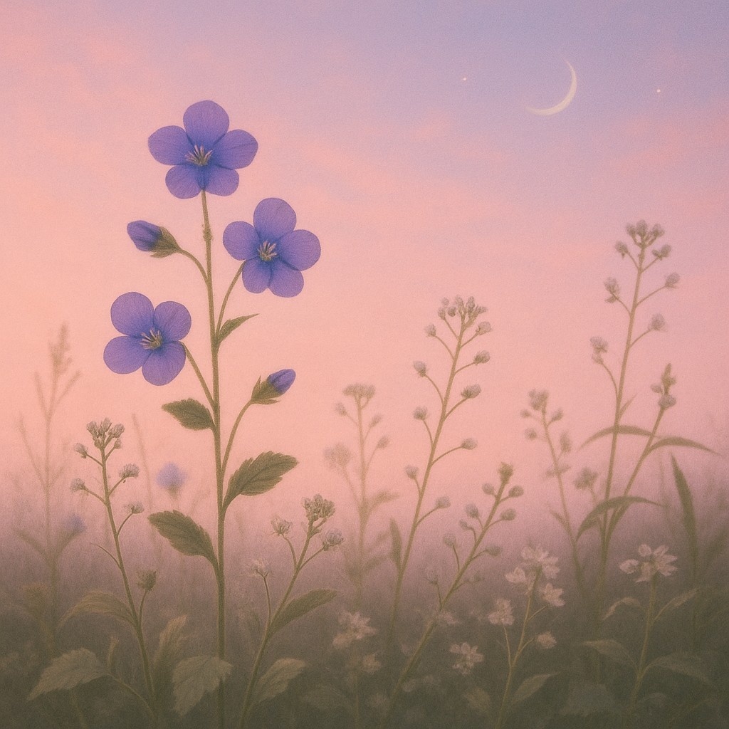夕暮れに咲く・2