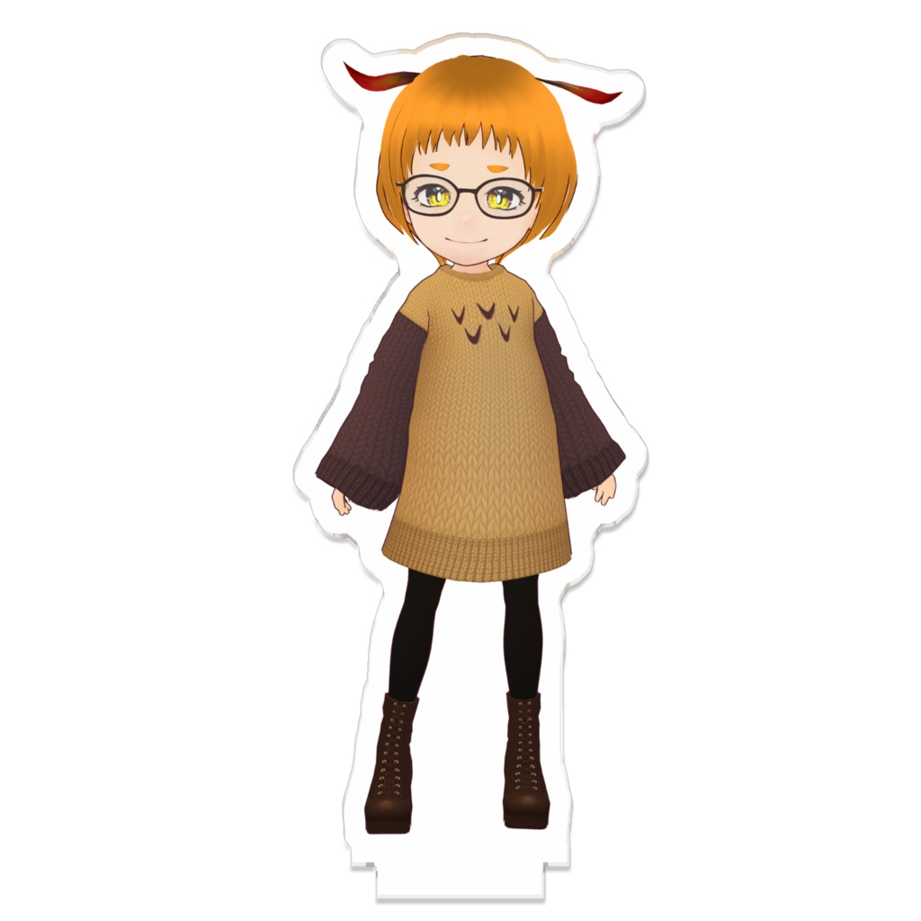 【受注生産】つながるアクリルスタンド「木兎かぷり」