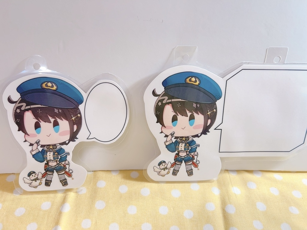 【非公式】数量限定 四角吹き出し◽️ フリーカットホワイトボード