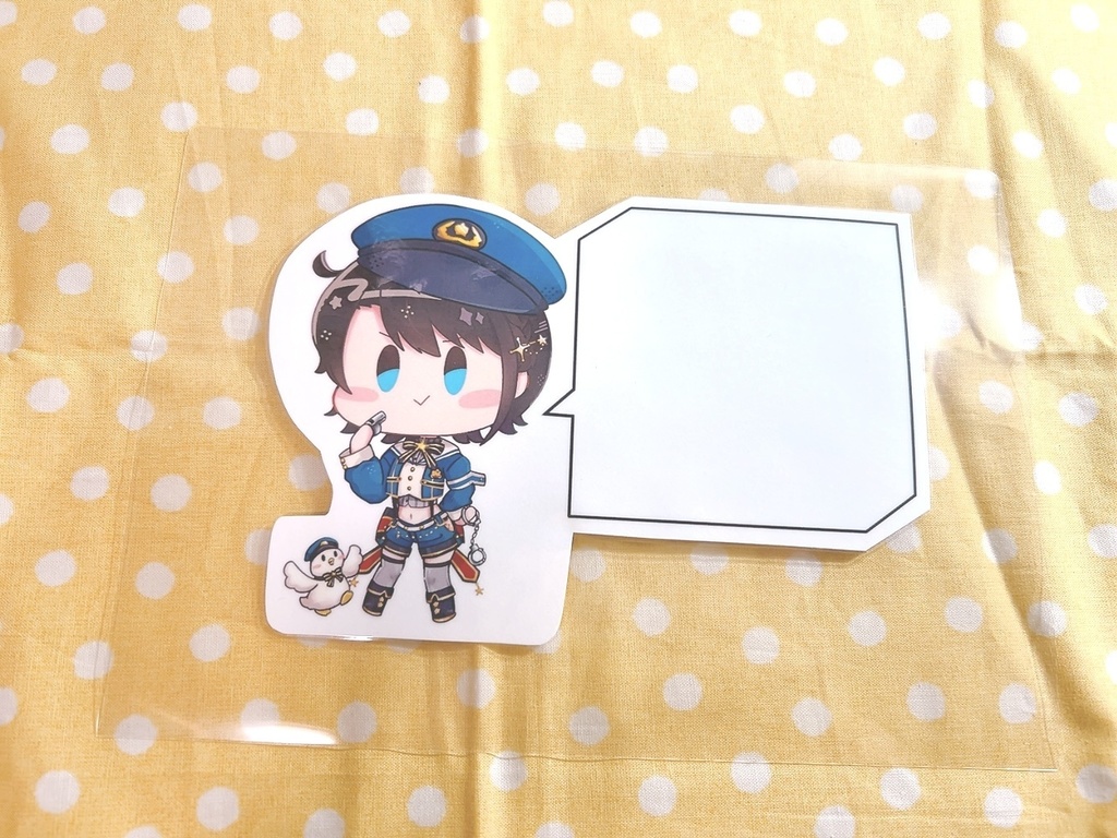 【非公式】数量限定 四角吹き出し◽️ フリーカットホワイトボード