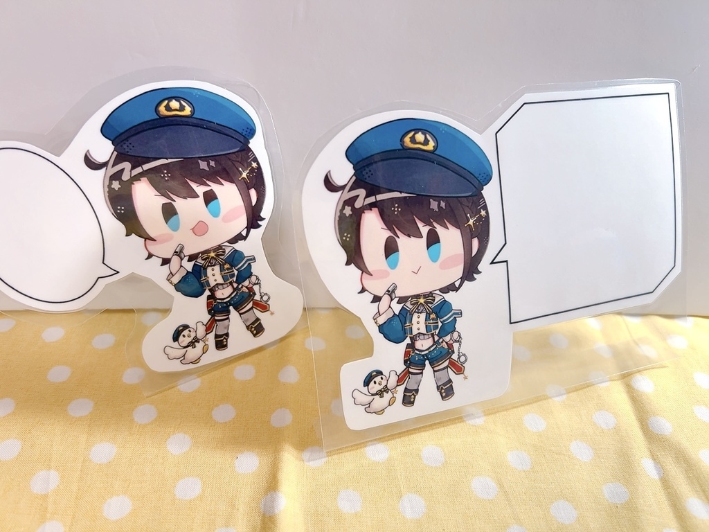 【非公式】数量限定 四角吹き出し◽️ フリーカットホワイトボード