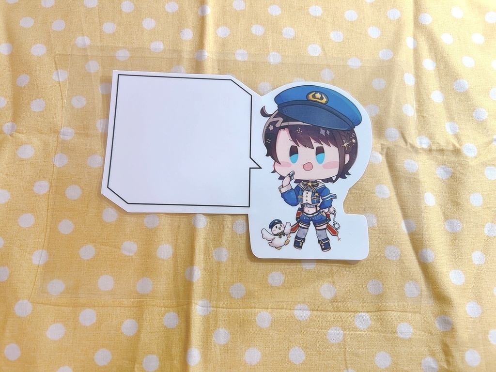 【非公式】数量限定 四角吹き出し◽️ フリーカットホワイトボード