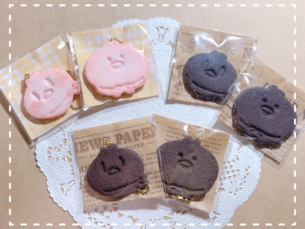 【非公式】クッキー風キーホルダー