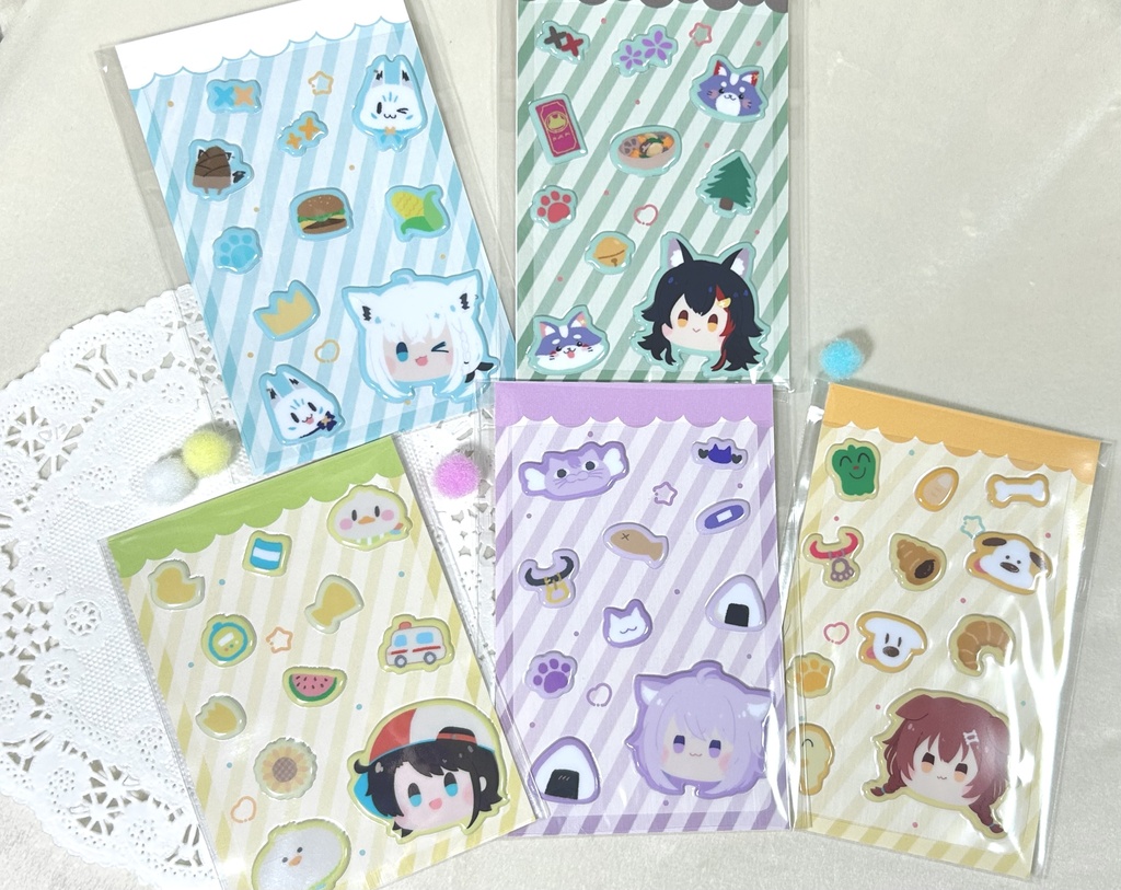 【転売禁止/非公式】ぷっくりシール