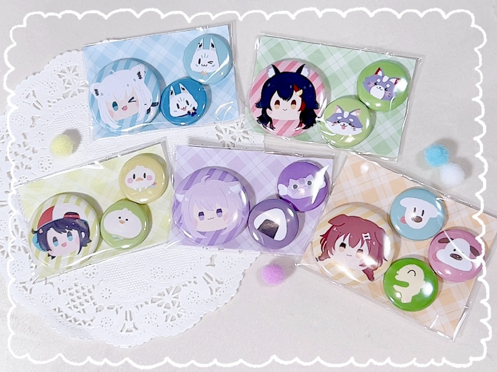 【転売禁止/非公式】フレンズ缶バッジ