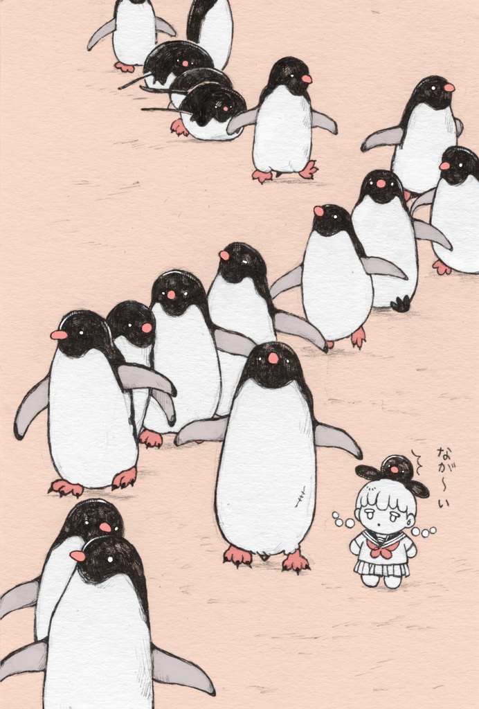 ペンギンポストカード1