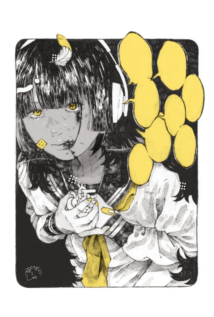 少女ポストカード