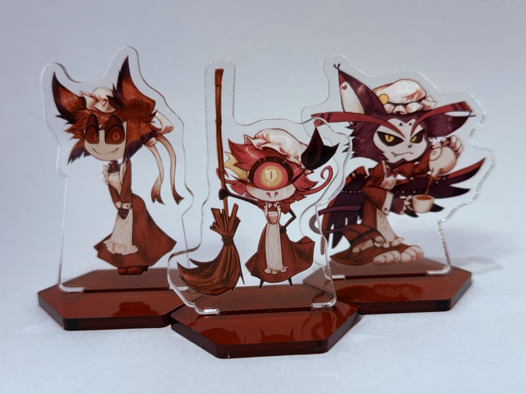 雇用組(メイド) ミニアクリルスタンド