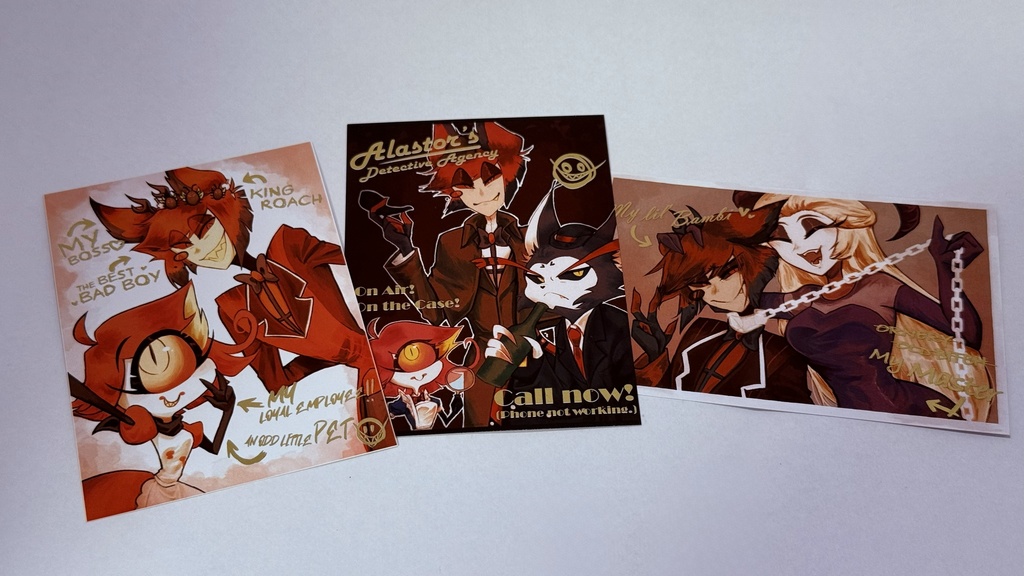 HazbinHotel ミニ箔押しカード