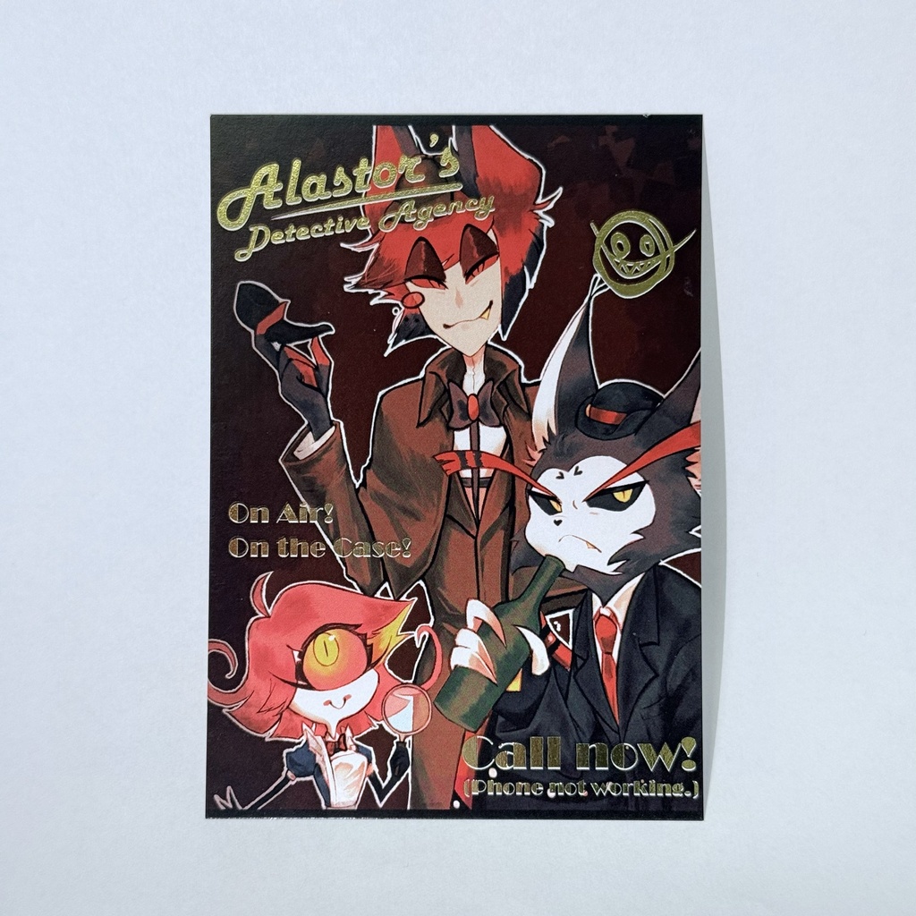 HazbinHotel ミニ箔押しカード