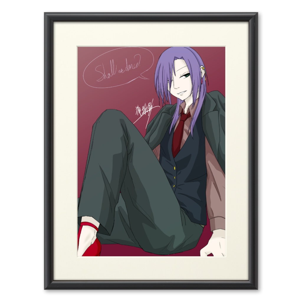 式下玲緒(ガーデンオーダーPC)複製画