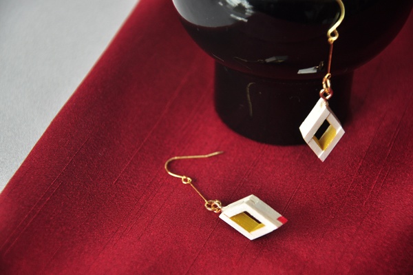 組子ピアス・イヤリング 南泉一文字