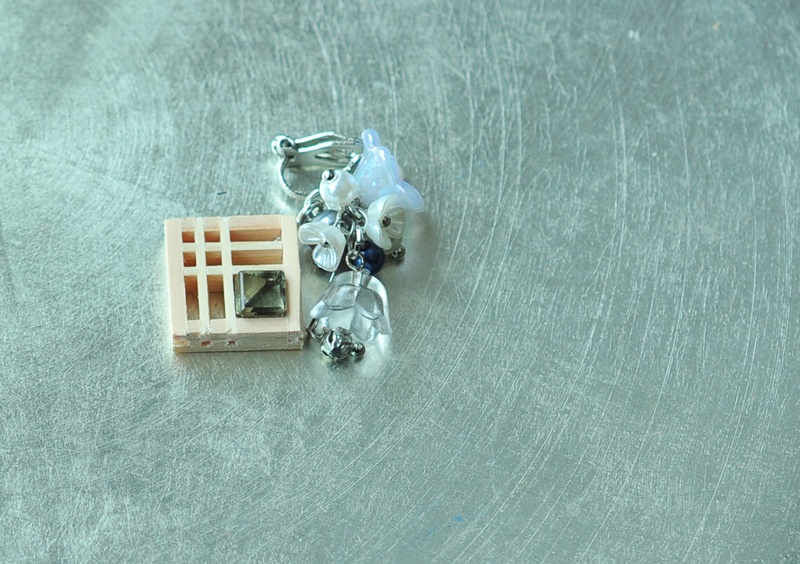 組子花格子アクセサリー 山鳥毛