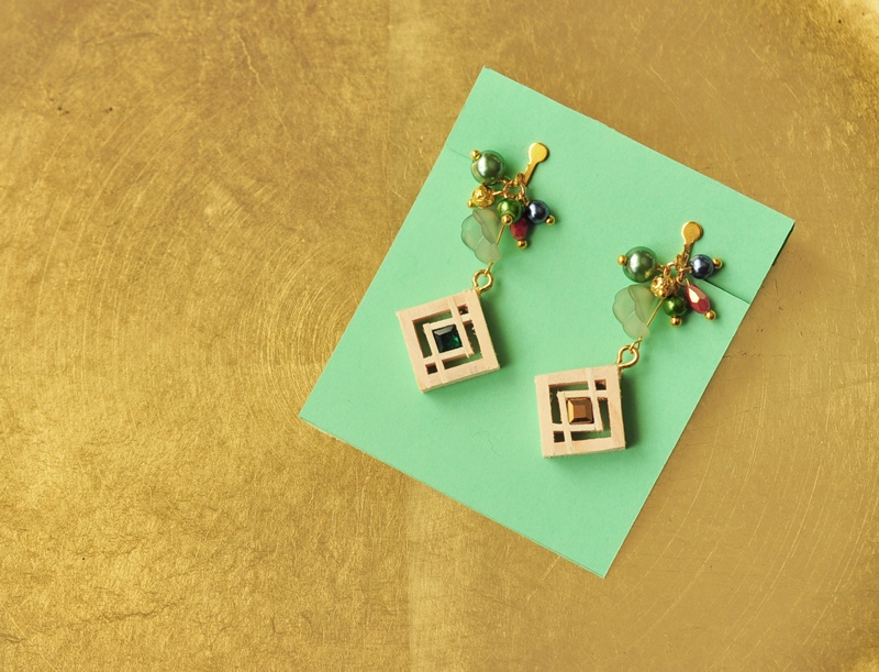 組子アクセサリー(刀種別) にっかり青江