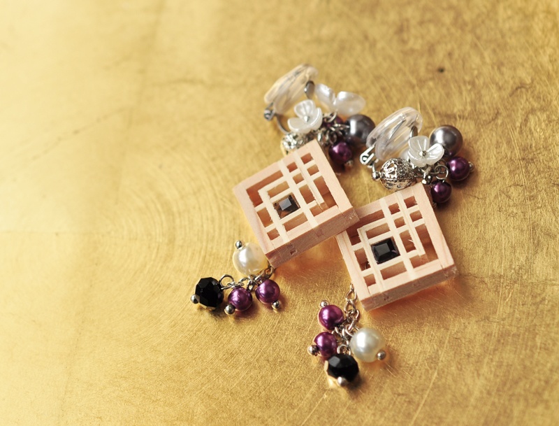 組子アクセサリー(刀種別) 日光一文字