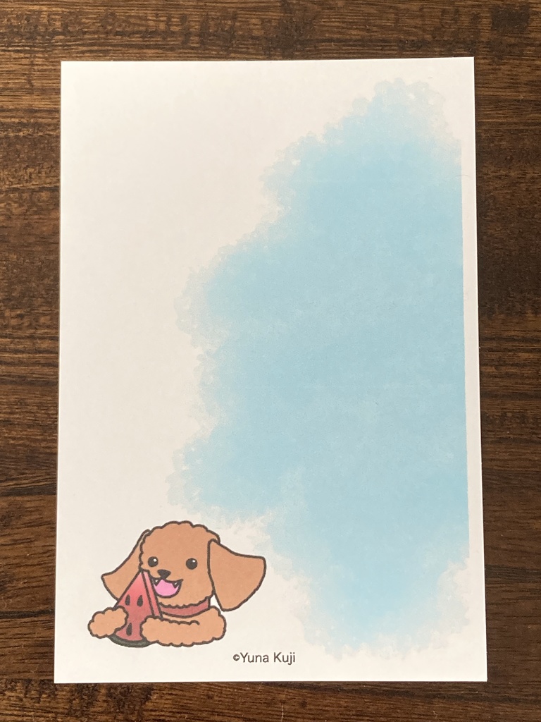 季節の絵はがき 夏【モカといっしょ】