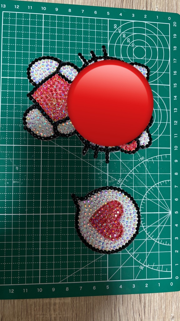 デコうちわ デコレーションパーツ ハローキティ