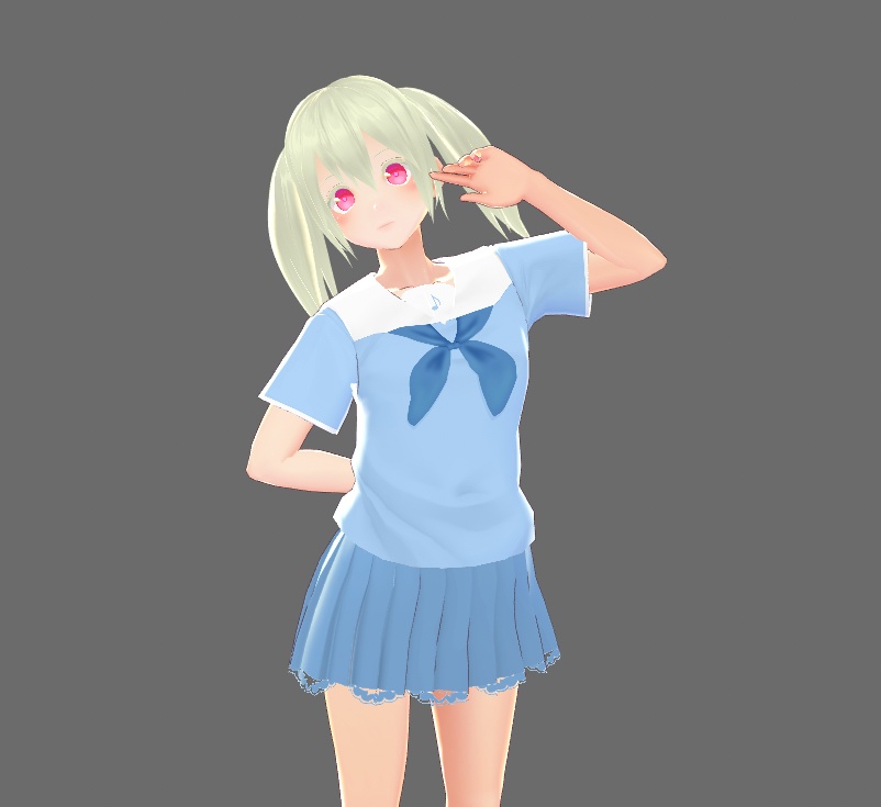[Vroid用]セーラー服.02