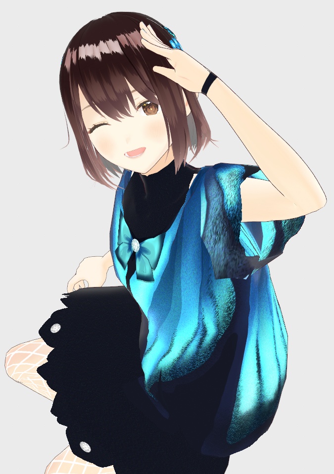 【正式版】[Vroid]蝶々ドレスセット