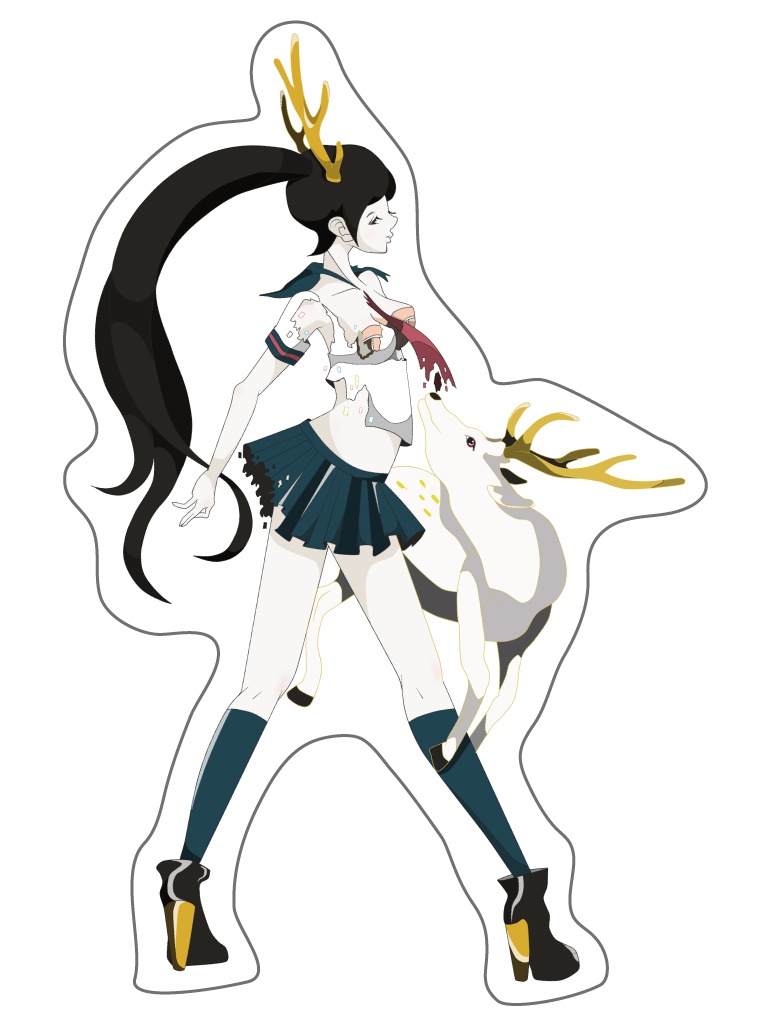 世界の果て　ステッカー③