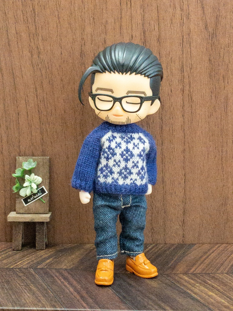 【受注生産】アーガイルセーター