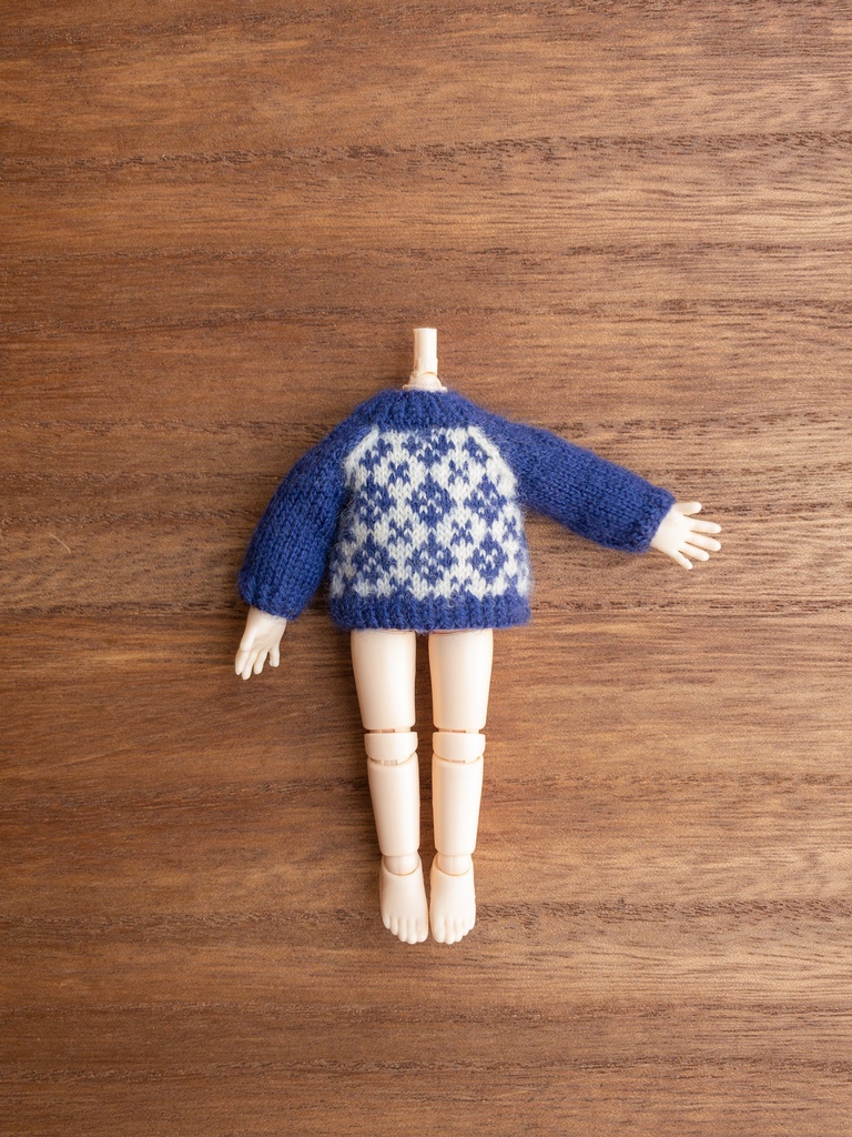 【受注生産】アーガイルセーター