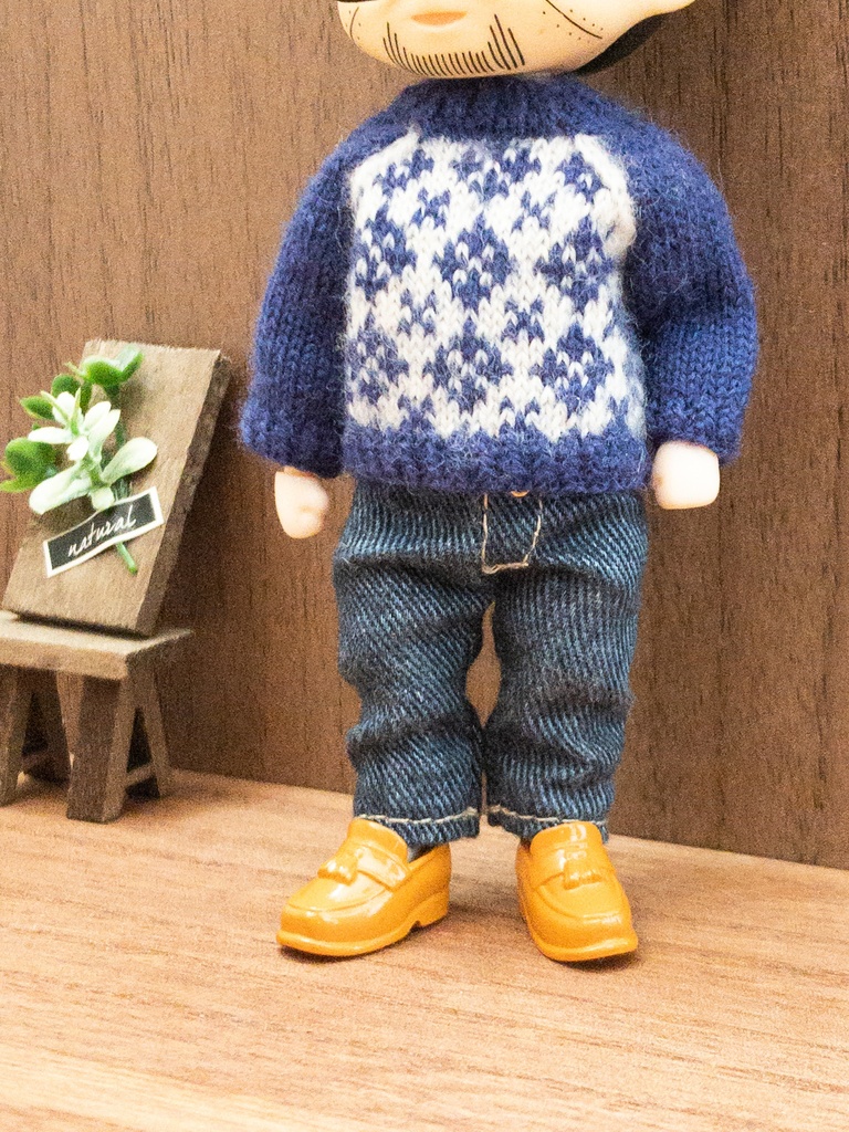 【受注生産】アーガイルセーター