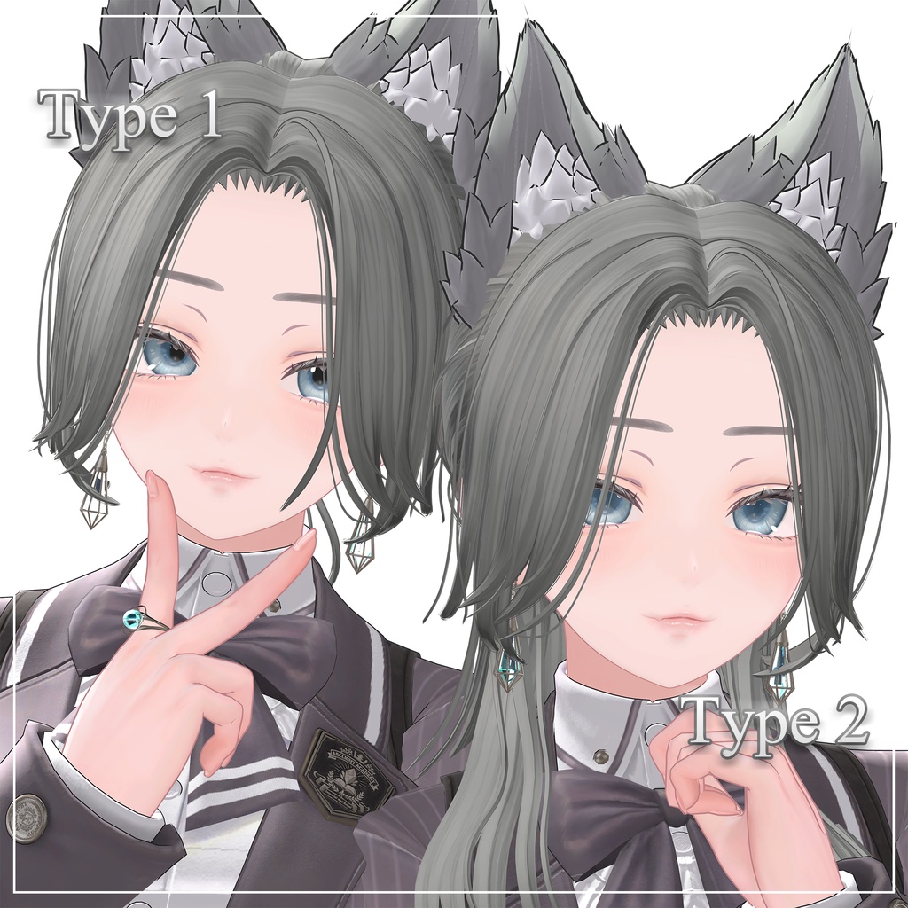 【6アバター対応】Simple Soft Eye Texture