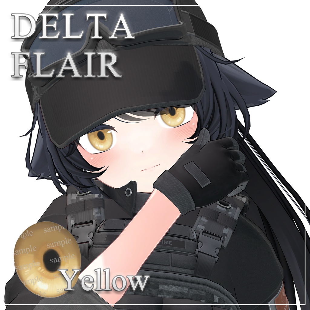 【6アバター対応】Simple Soft Eye Texture