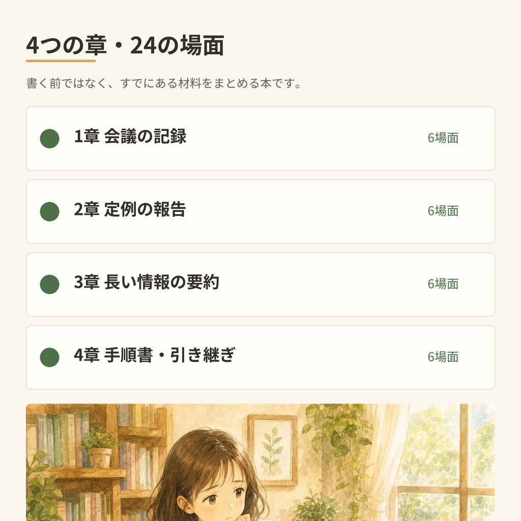 議事録・報告書 AIまとめセット