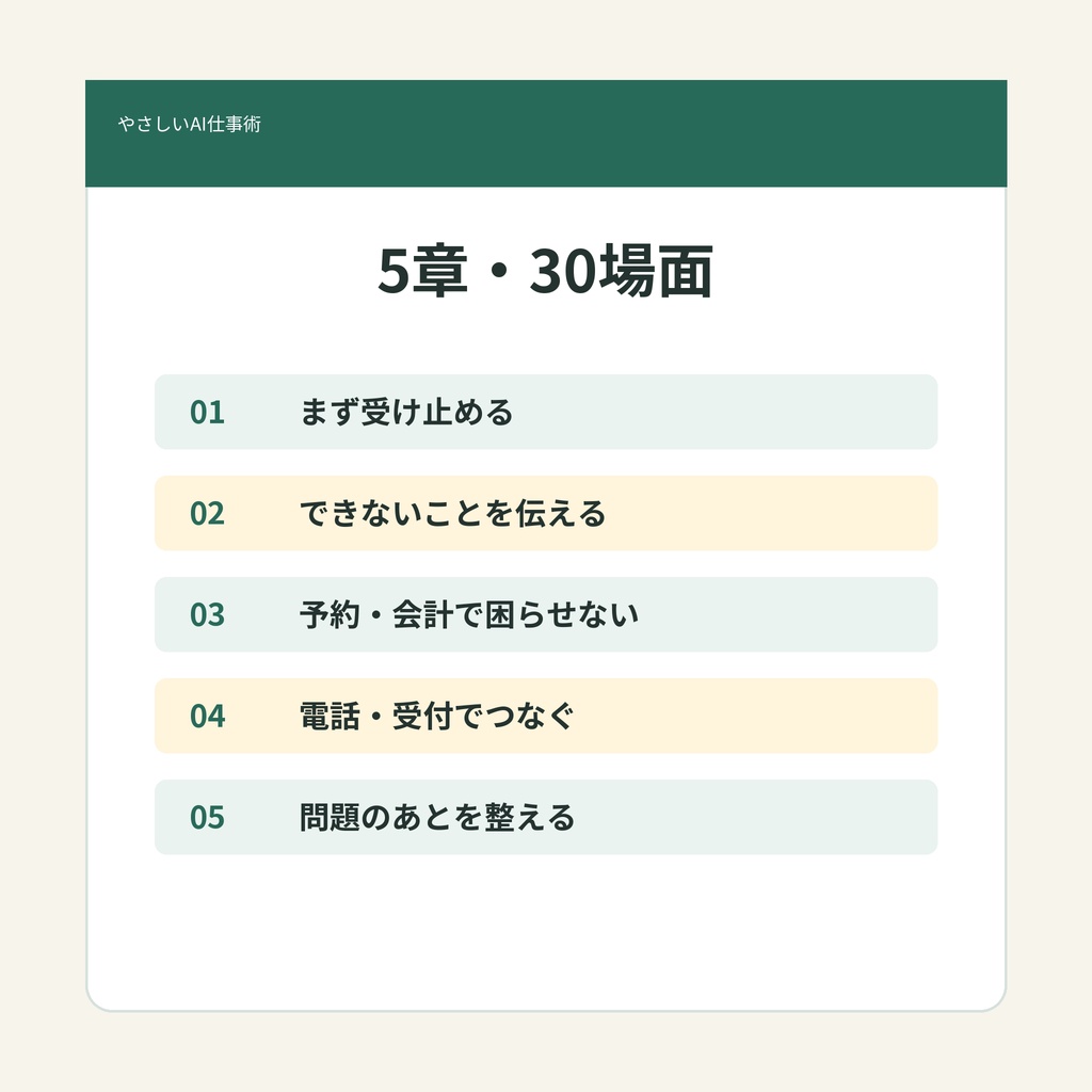 困った一言に返す 接客フレーズ30