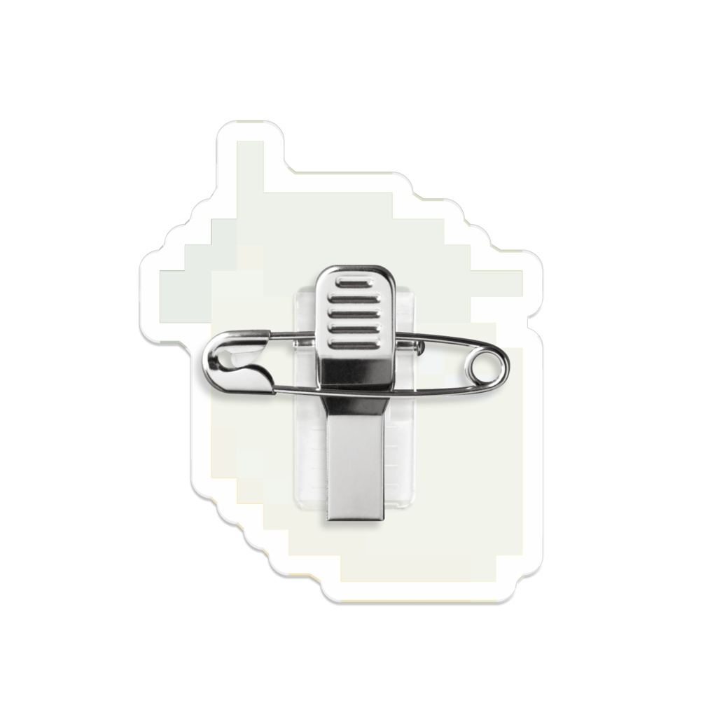 私のアクリルバッチ!