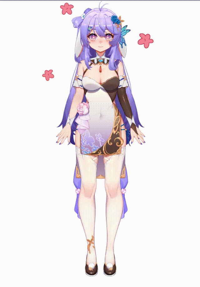 【Live2d/VTS】 腰が翡翠のウサギ ara ~