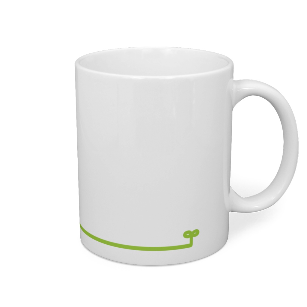 草のマグカップ