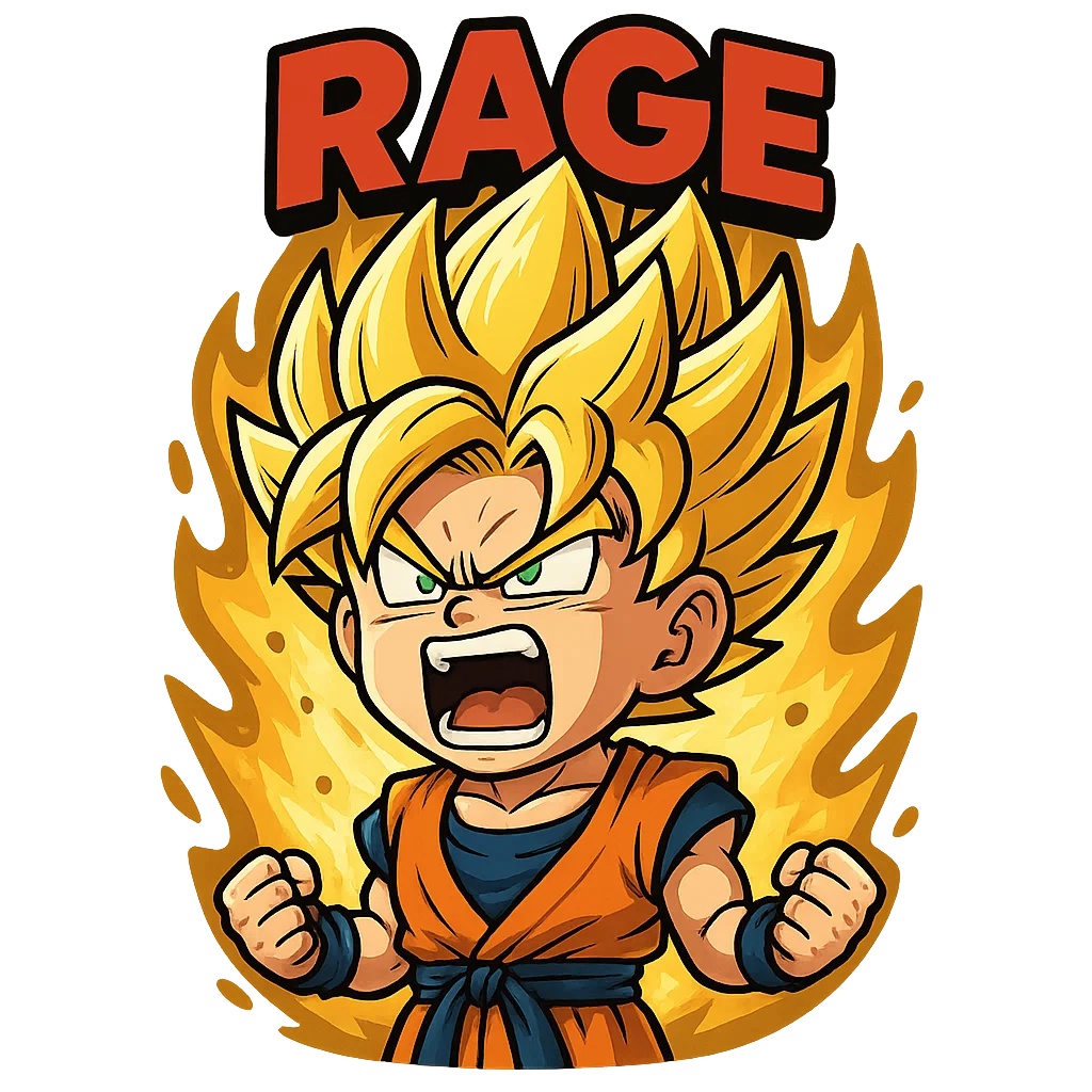 20 Goku Saiyan Pride Emote Pack With 20 Badges