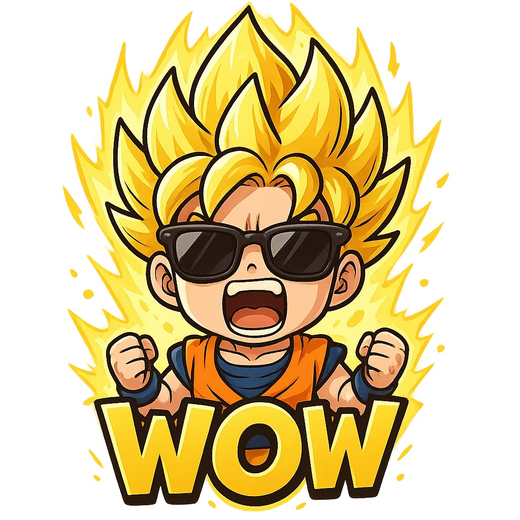 20 Goku Saiyan Pride Emote Pack With 20 Badges
