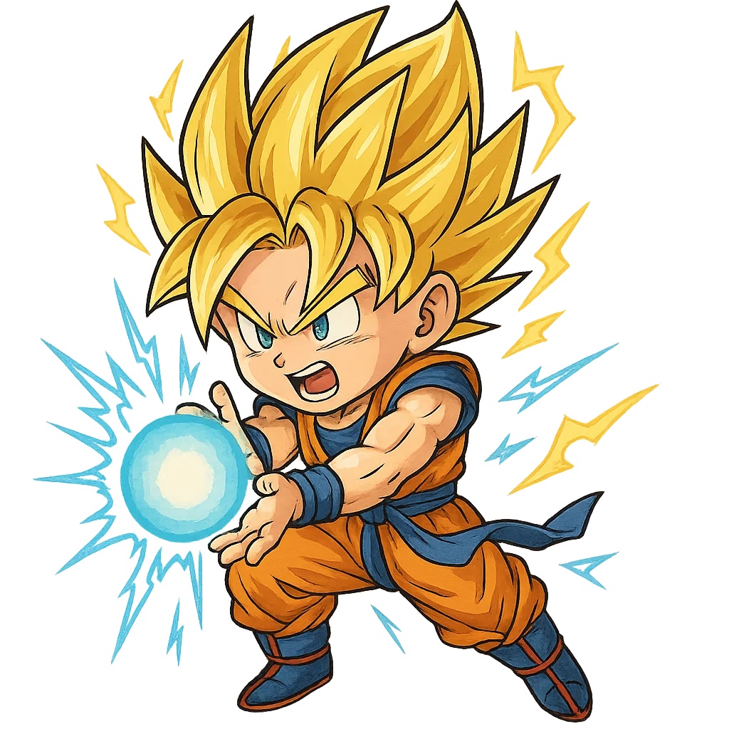 20 Goku Saiyan Pride Emote Pack With 20 Badges