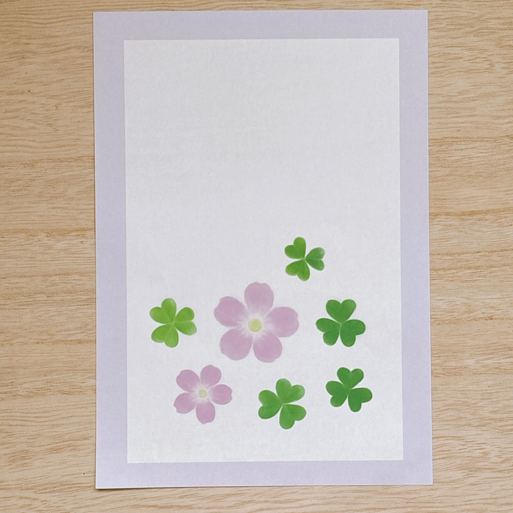 カタバミのデザインペーパー