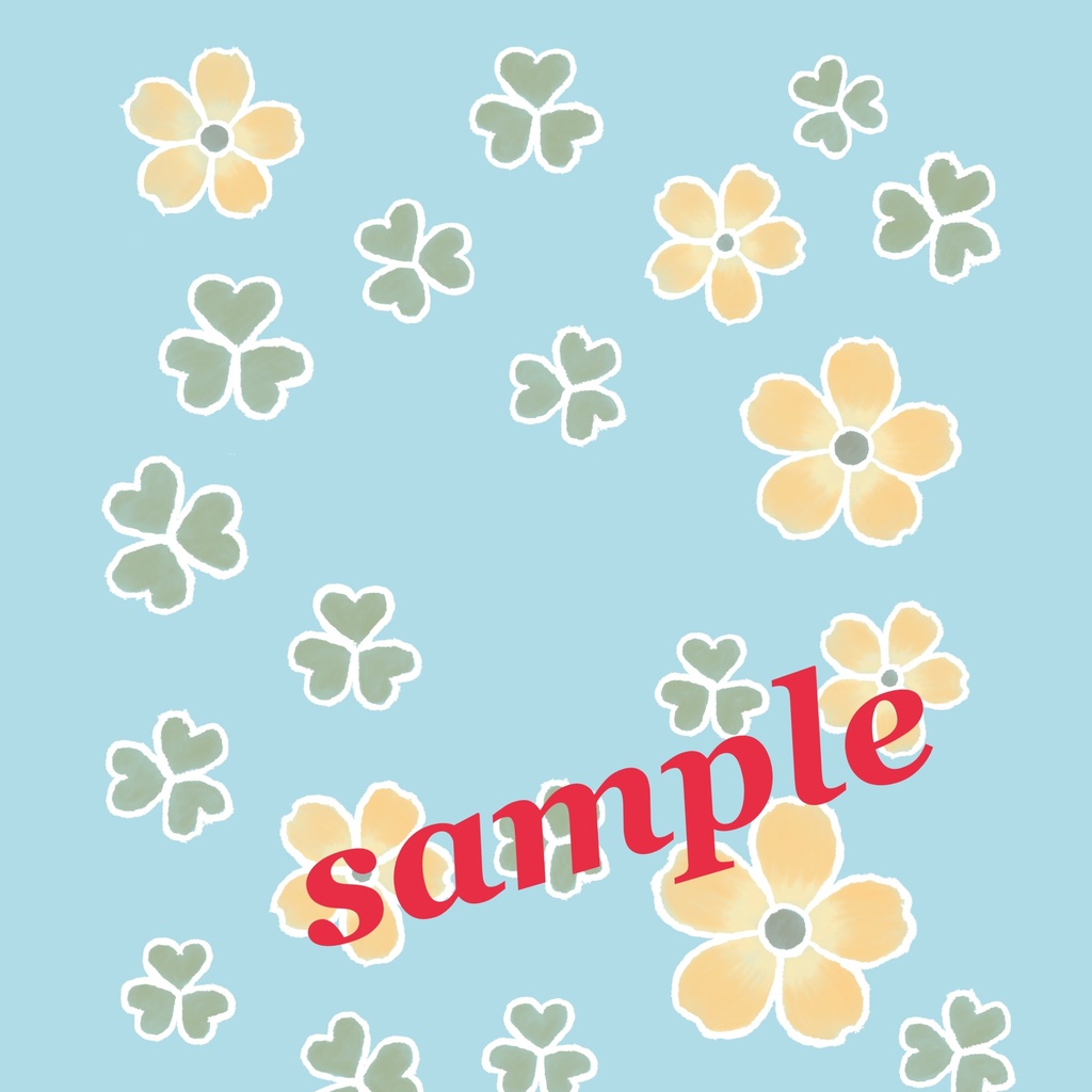 カタバミのデザインペーパー