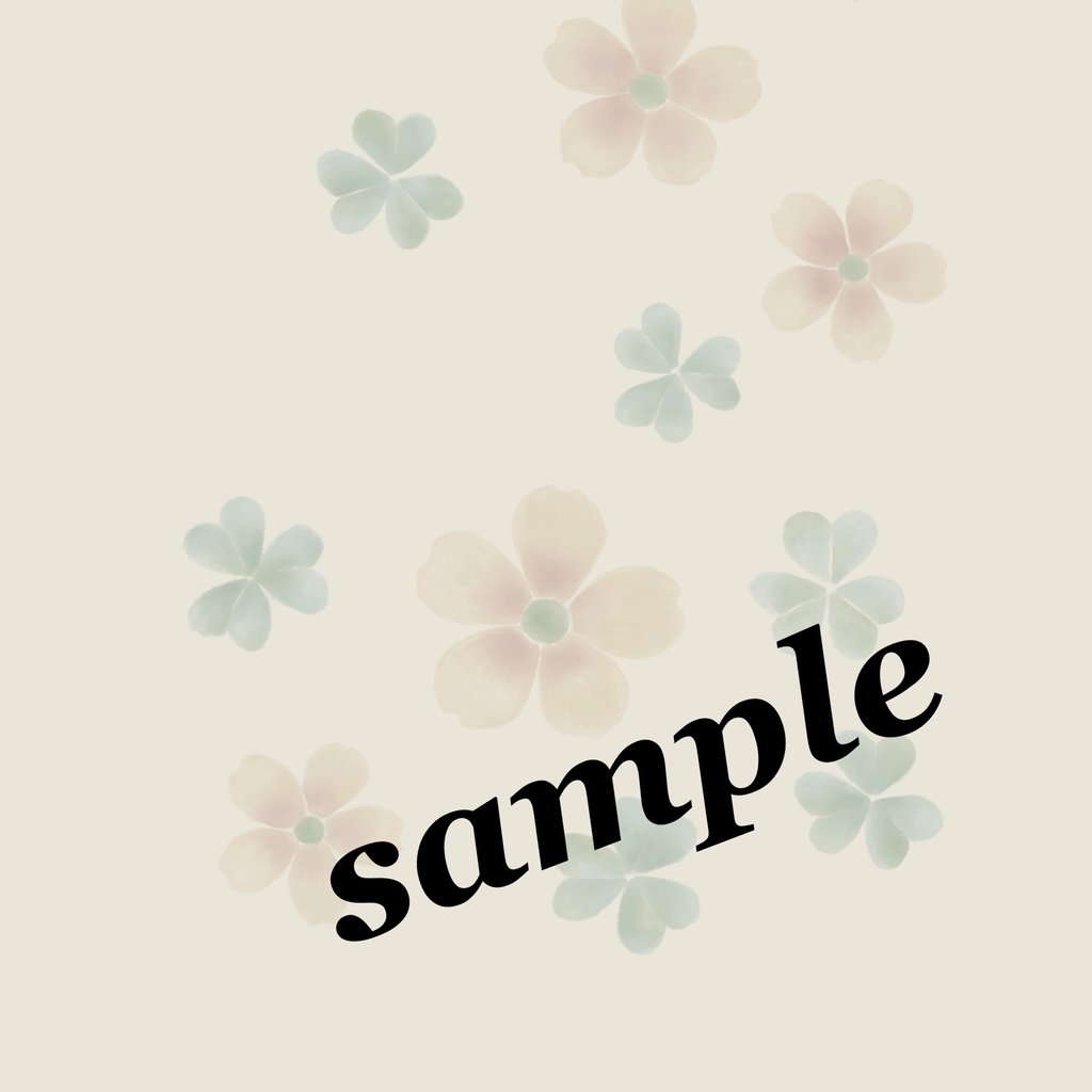 カタバミのデザインペーパー